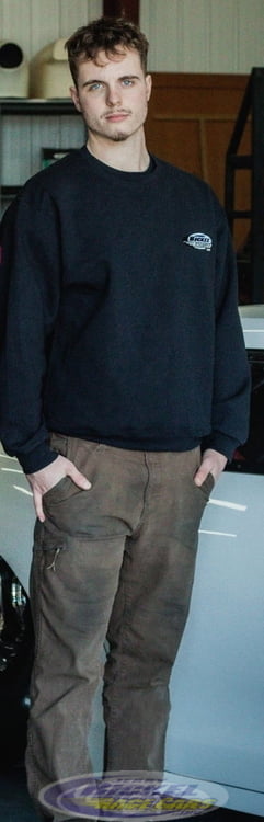 JBRC Crew Neck Sweatshirt - Black/Burgandy